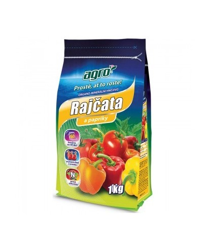Agro Organo–minerální hnojivo rajčata a papriky 1 kg